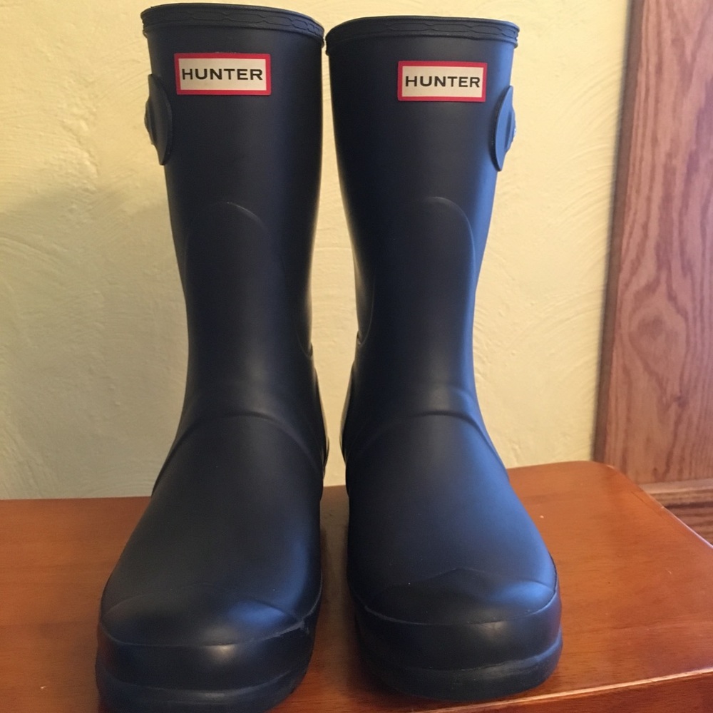 Hunter: Women's Original Short Rain Boots: Navy